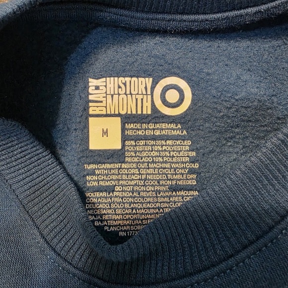 Black History Month Hbcu Design Challenge Teal Sweatshirt Size M - Picture 3 of 7